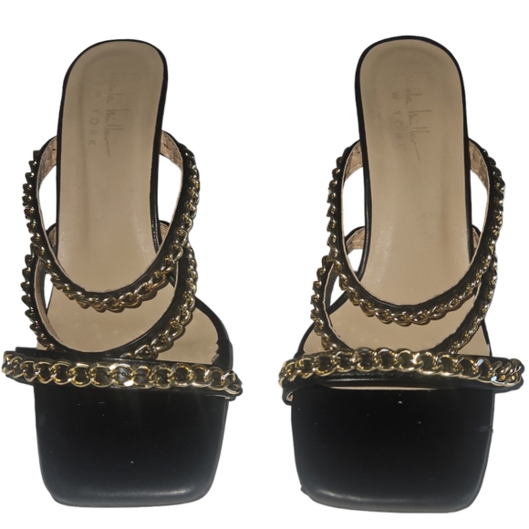 Nicole Miller Gold Chain Sandal - Picture 7 of 12